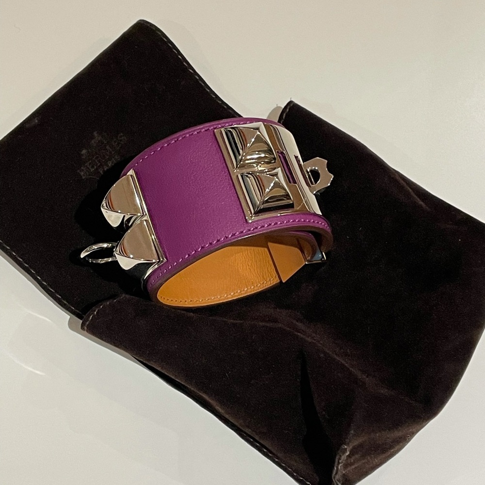 Hermes Collier de Chien bracelet.